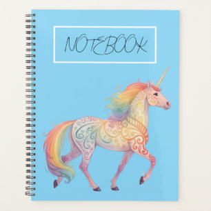 Magical Rainbow Unicorn Personalized Planner