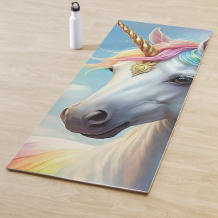 Magical Rainbow Unicorn Personalized Yoga Mat