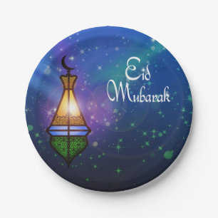 Magical Ramadan Lantern - Paper Plate