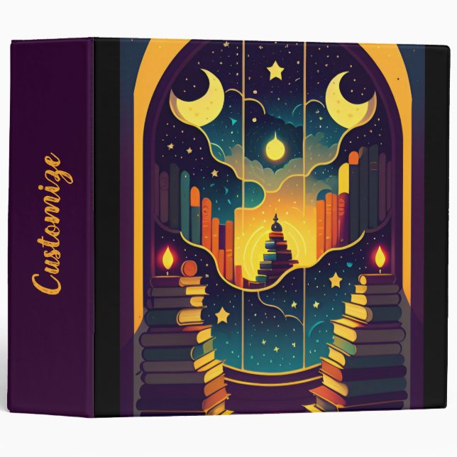 Magical Realm Of Books Binder (Front/Spine)