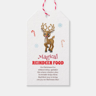 Magical Reindeer Food Christmas Gift Tags