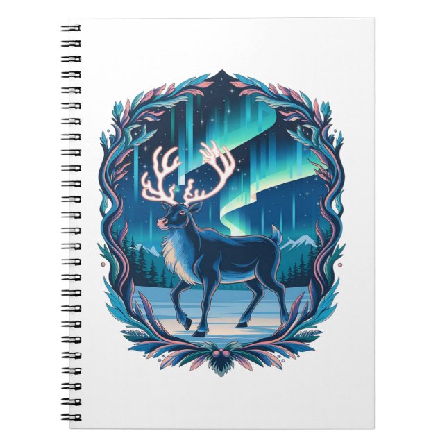 Magical Reindeer Glow Notebook (Front)