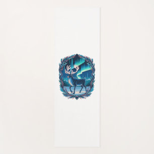 Magical Reindeer Glow Yoga Mat