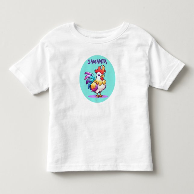 Magical Rooster Toddler T-Shirt (Front)