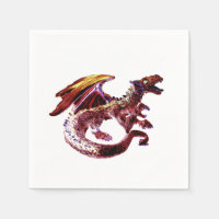 Magical Ruby Red Dragon Celebration Party