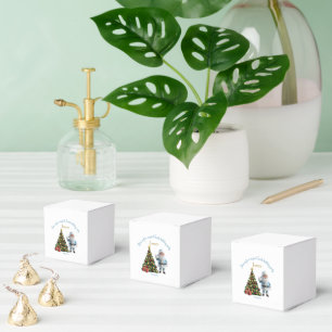 Magical Santa Birthday Invitation  Favor Box