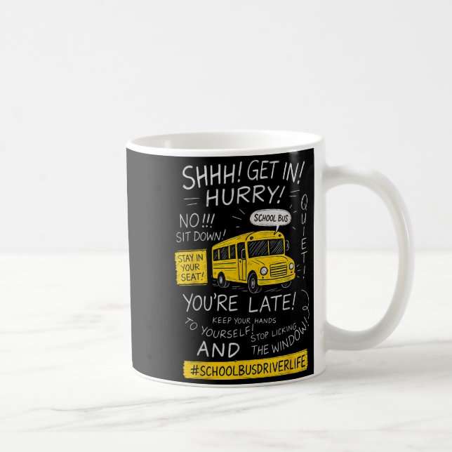 Magical School Bus Driver Last Day Of School Bus D Coffee Mug (Right)
