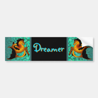 Magical Sea Horse Collection Bumper Sticker