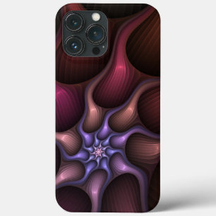 Magical Shiny Abstract Striped Colourful Fractal iPhone 13 Pro Max Case