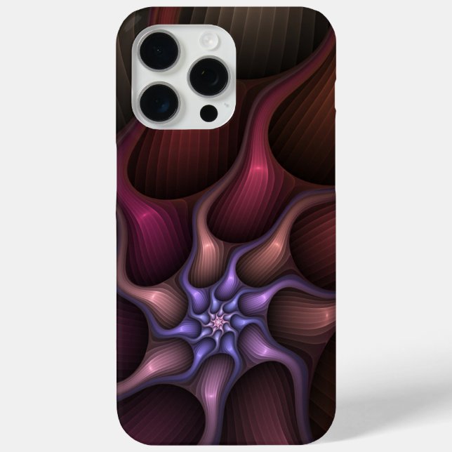 Magical Shiny Abstract Striped Colourful Fractal Case-Mate iPhone Case (Back)
