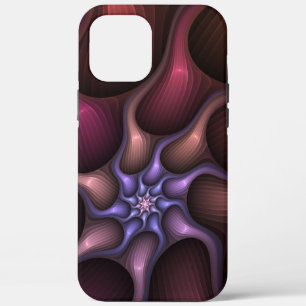 Magical Shiny Abstract Striped Colourful Fractal iPhone 12 Pro Max Case