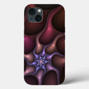 Magical Shiny Abstract Striped Colourful Fractal iPhone 13 Case