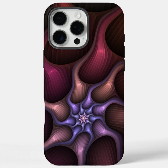 Magical Shiny Abstract Striped Colourful Fractal Case-Mate iPhone Case (Back)