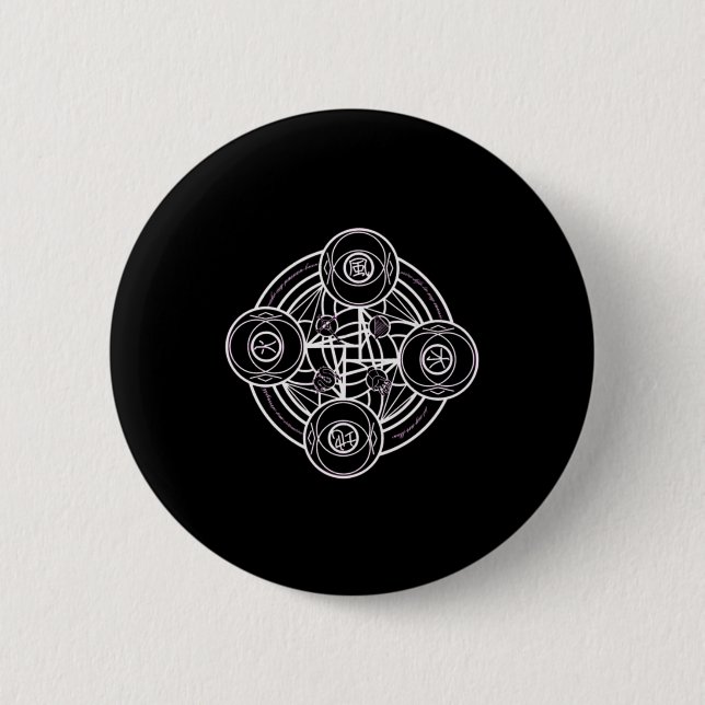 Magical Sigil (seal) Sticker18  2 Inch Round Button (Front)