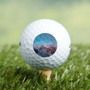 Magical sky above mountain Storžič, Slovenia Golf Balls