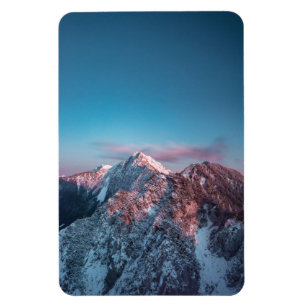 Magical sky above mountain Storžič, Slovenia Magnet