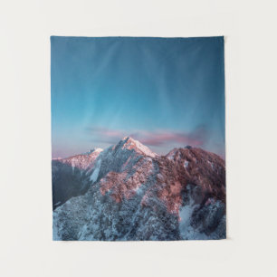 Magical sky above mountain Storžič, Slovenia Tapestry