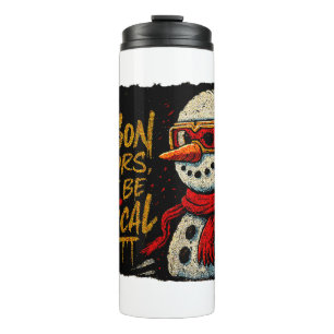 Magical Snow-Bro Thermal Tumbler Funky Christmas 