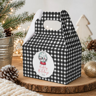 Magical Snow Globe Christmas Party Favor Box