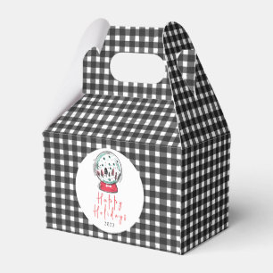 Magical Snow Globe Christmas Party Favor Box