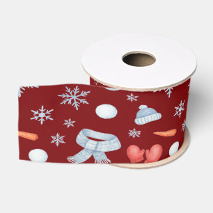 Magical Snowman Frozen Grosgrain Ribbon