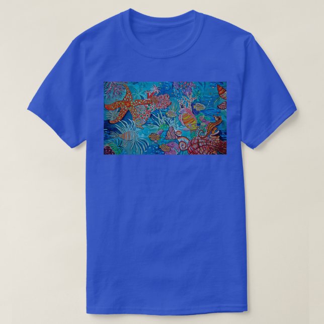 Magical Sounds of Sielnce in Deep Water T-Shirt (Design Front)