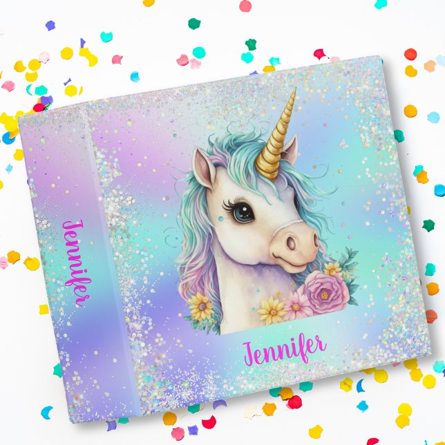 Magical Sparkle Unicorn School Binder (Creator Uploaded)