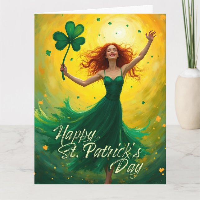 Magical St. Patrick's Day Card (Front)