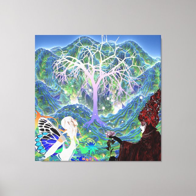Magical Star Tree Canvas Print (Front)