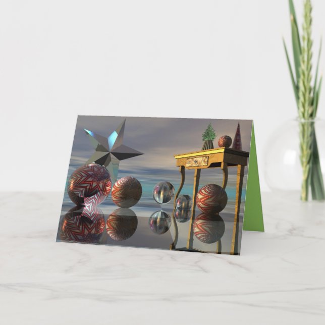 Magical surrealistic Christmas / New Year card (Front)