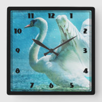 Magical Swan During a Summer Shower