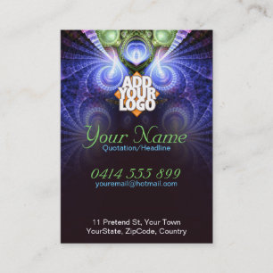 Magical Swirl Fractal Business Card