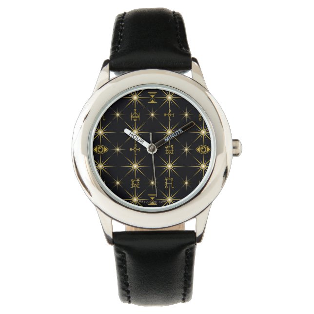 Magical Symbols Pattern Watch (Front)