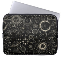 Magical tarot astrology boho celestial pattern