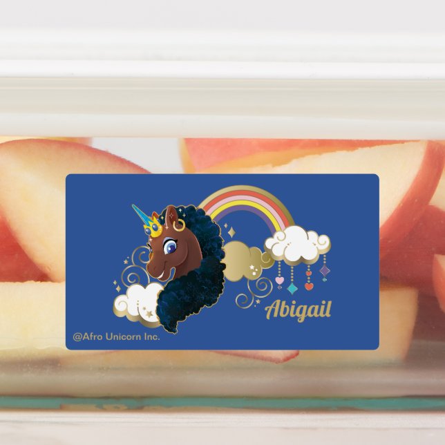 Magical the Unicorn Rainbow & Clouds Design (Affixed)