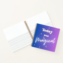 Magical Theme Park Autograph Scrapbook Notebook