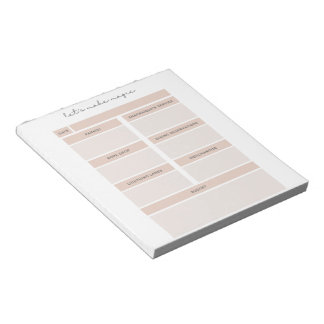 Magical Theme Park Planner  Notepad