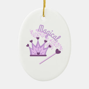 Magical Tiara Ceramic Ornament