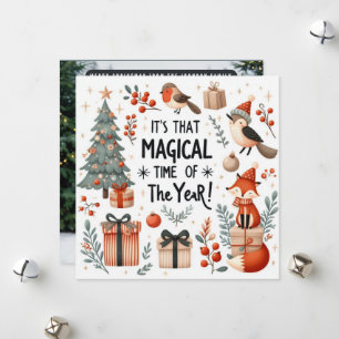 Magical time of the year Forest fantasy Holiday Card