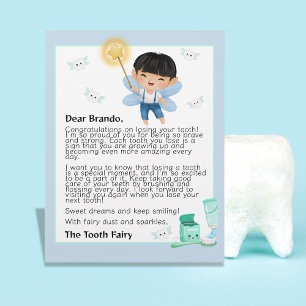 Magical Tooth Fairy Keepsake for Boys Letter Letterhead