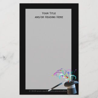 Magical Top Hat Stationery