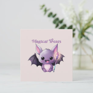 Magical Treats – Cute Purple Bat Halloween