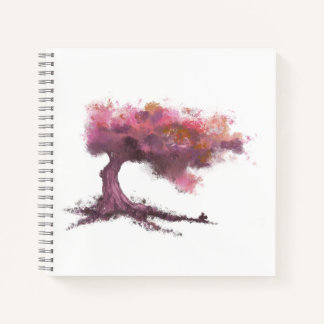 Magical tree and a squirrel notebook