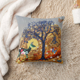 Magical Tree Throw Pillow