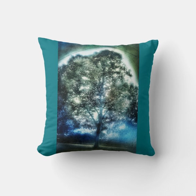 Magical Tree Throw Pillow (Front)