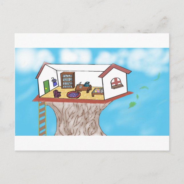 Magical Treehouse Postcard (Front)