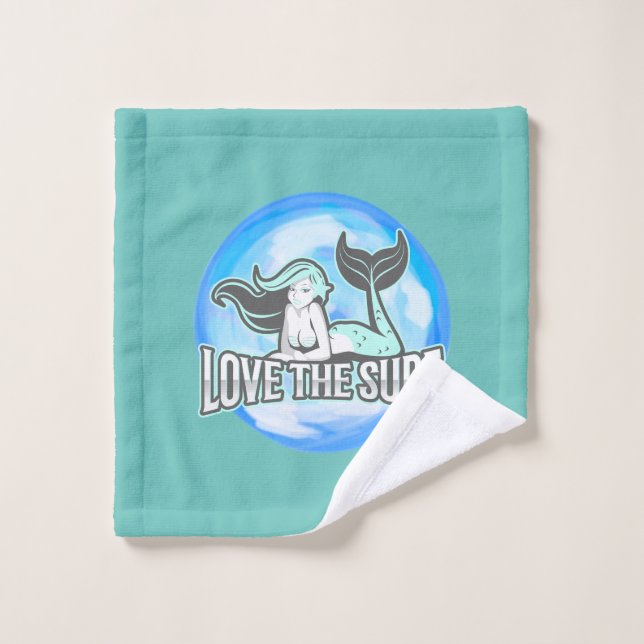 Magical Under the Sea Birthday Party (Gant de toilette)