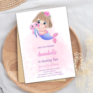 Magical Under the Sea Party for Girls Invitation