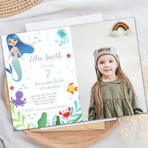 Magical Under the Sea Party for Girls Invitation