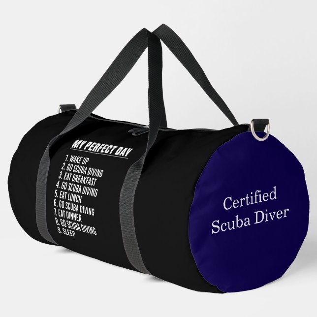 Magical Underwater Exploration by a Scuba Diver Duffle Bag (Left Corner)